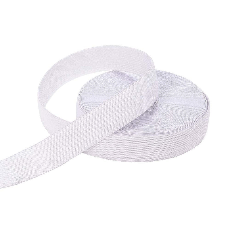 Airisoer Elastic Bands for Sewing 1 Inch 32 Yards White Knit Elastic Spool High Elasticity - NewNest Australia