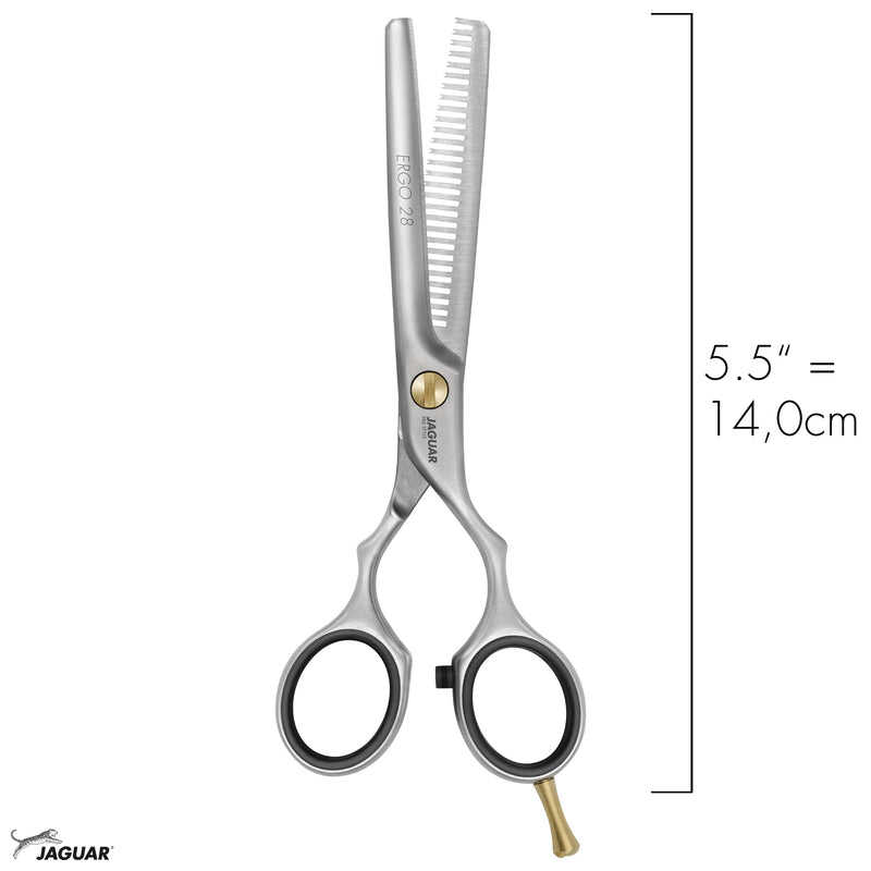 JAGUAR modeling scissors PRE STYLE ERGO 28 5.5" | texturing scissors with 28 thinning teeth in classic design | matt finish | Made in Germany - NewNest Australia