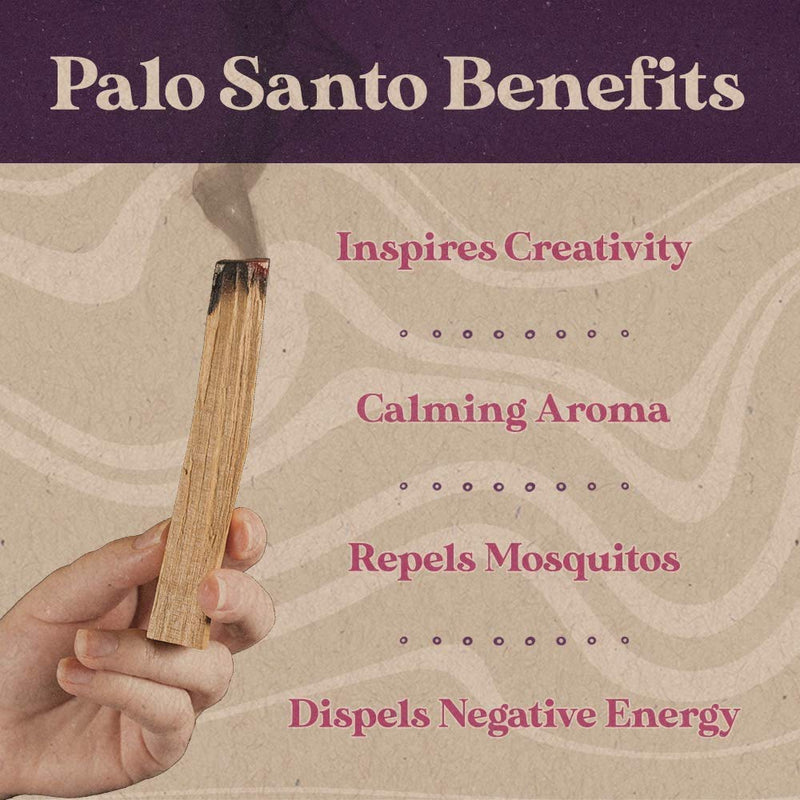 NewNest Australia - PURPLE CANYON Palo Santo Incense Sticks Refill Kit - 12 Pack - Chakra Meditation Spiritual Energy Cleansing Stress Relief - Sustainably Harvested Incense Burning Smudging Sticks 