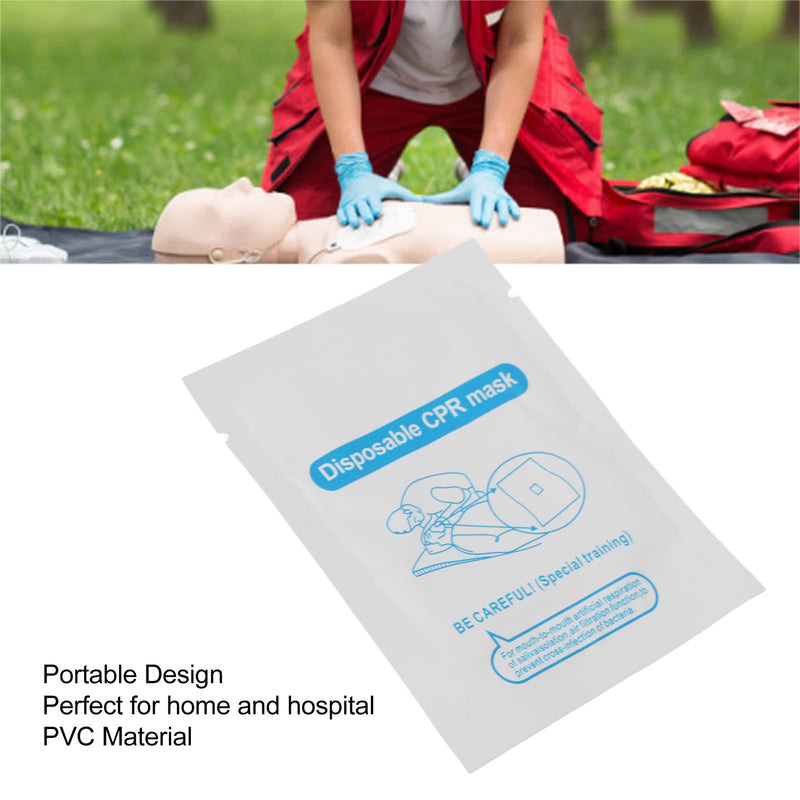 Cardiopulmonary Resuscitation Barrier, 20pcs Cardiopulmonary Resuscitation Cover Cardiac Resuscitation, Safe Cardiopulmonary Resuscitation Barrier for Hospital - NewNest Australia