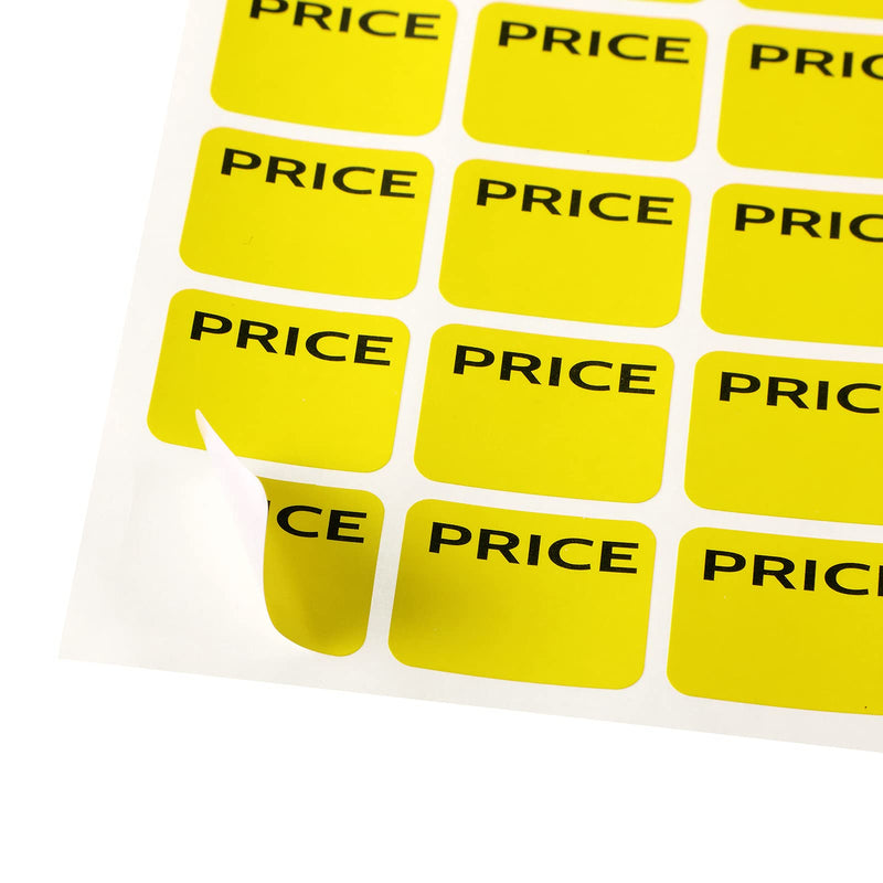 2240 Pieces Garage Sales Stickers Yellow Preprinted Pricing Labels Pre Priced Pricing Labels Sale Labels Yard Sale Stickers - NewNest Australia