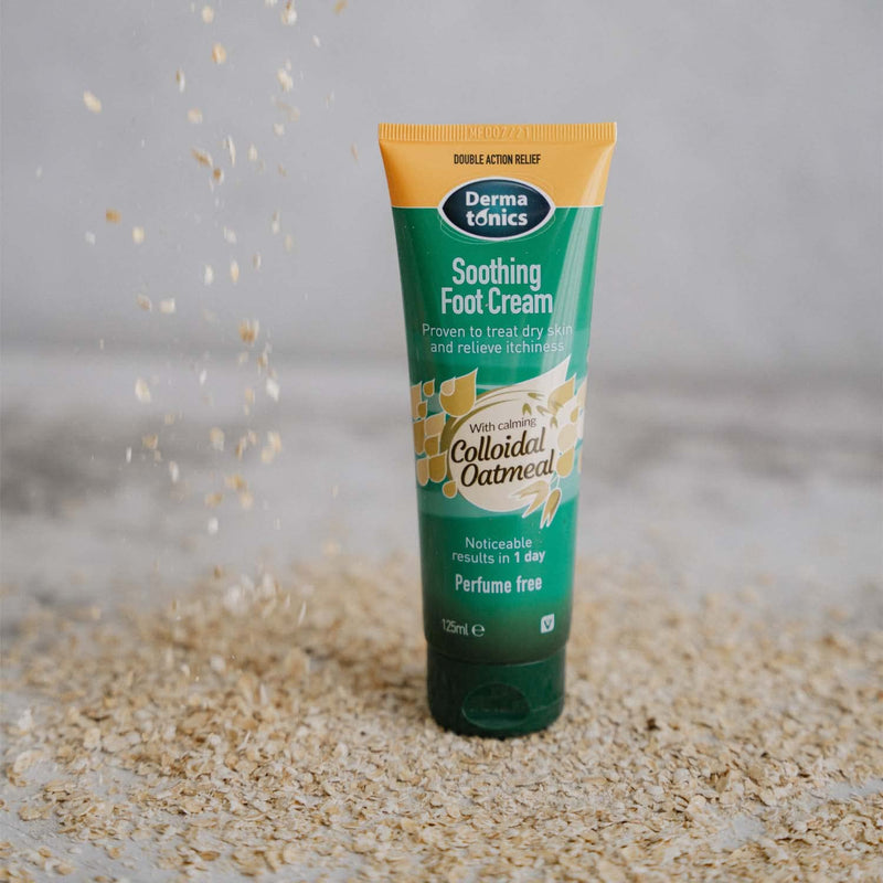 Dermatonics Soothing Foot Cream with Calming Colloidal Oatmeal | Rapidly Soothes and Relieves Itchiness Caused by Athlete’s foot, Diabetes, Dermatitis or Other Dry Skin Conditions | 125 ml 125 ml (Pack of 1) - NewNest Australia