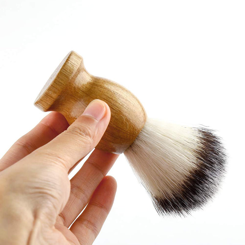 Anbbas shaving set with shaving brush set shaving bowl and shaving stand made of stainless steel men's gift set beech - NewNest Australia