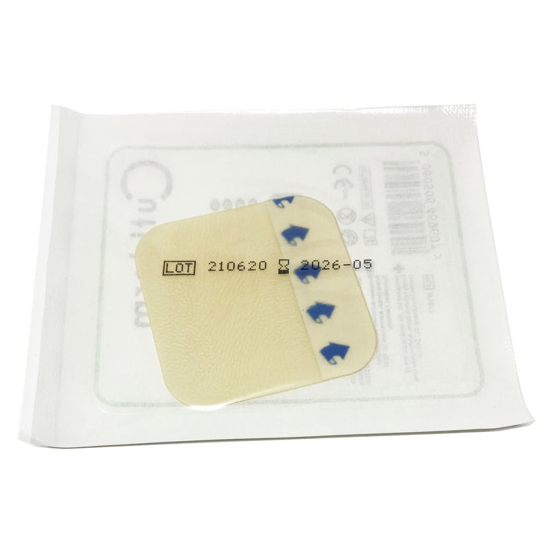 Pack of 10 Cutiderm Sterile Hydrocolloid Extra Thin Adhesive Wound Dressing 5cm x 5cm - for Cuts, Grazes, Superficial and Partial Thickness Burns, Pressure sores, and Venous Leg ulcers - NewNest Australia