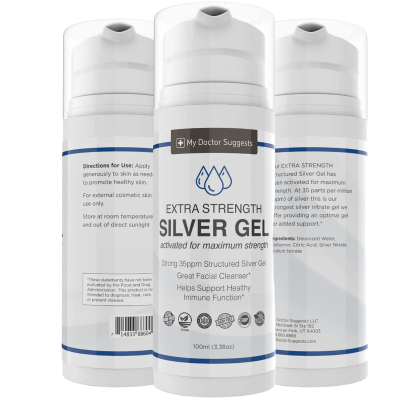 Extra Strength Silver Gel - 35ppm Silver Gel Activated for Maximum Strength Therapeutic Grade. (2) 2 - NewNest Australia