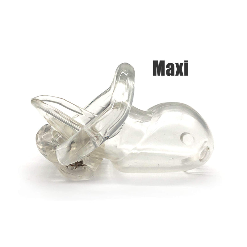 FYJENNICC Lightweight Premium Chastity Device Resin Male Briefs V3 Transparent (Maxi) Maxi - NewNest Australia