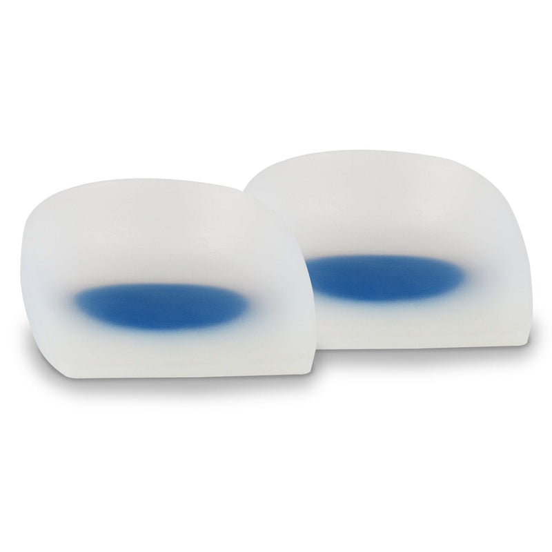 Soles Silicone Heel Cups (Pair) Soft Cushions to Help Relieve Foot Pain, Bone Spurs, Plantar Fasciitis - Hypoallergenic Stain and Odor Resistant - Unisex (L / 39-40-41), Transparent L / 39-40-41 - NewNest Australia