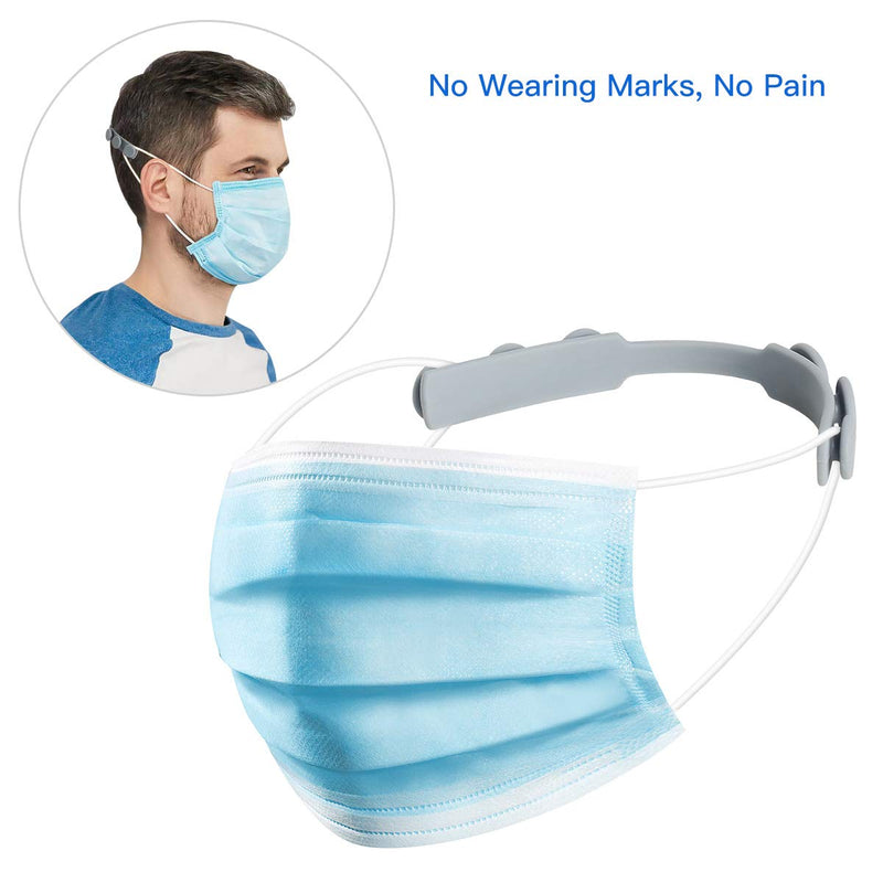 Mask Extender Strap Adjustable Mask Holder Clip Ear Savers for Masks, Masks Extension Hook for Extending Masks Buckle Band 6PC 3 Color - NewNest Australia