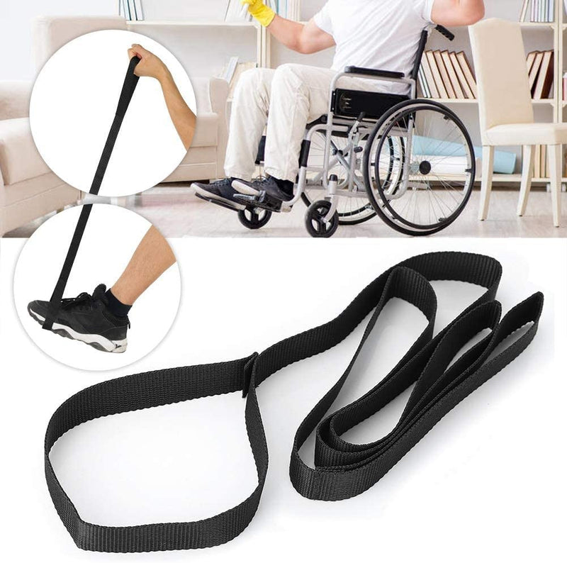 45 Inch Long Leg Lifter Strap,Polyester Durable Handgrip and Foot Loop, Leg Lifter Mobility Aids Drive for Elderly, Handicapped, Injury, Car and Bed - NewNest Australia