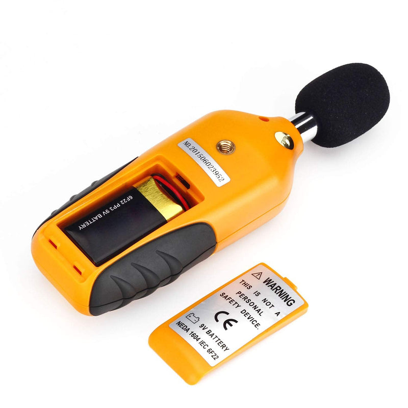 RISEPRO Decibel Meter, Digital Sound Level Meter 30 – 130 dB Audio Noise Measure Device Backlight MAX/MIN, Data Hold Auto Power Off Dual Ranges HT-80A - NewNest Australia