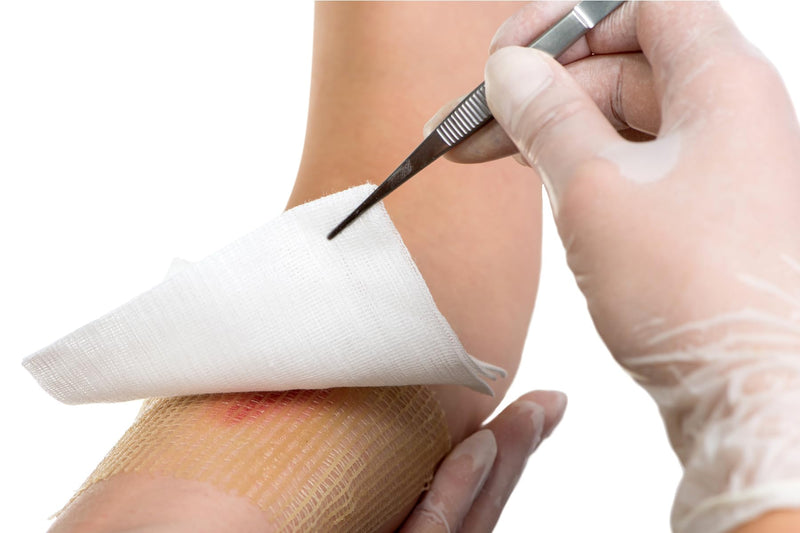 Non-Woven Sterile Dressings, 10 X 20 Cm, Sterile, 4 Layers, Pack Of 50, Non-Adhesive Wound Dressing, Wound Dressings For External Wound Supply, Blood Absorption And Secretion Absorption - NewNest Australia
