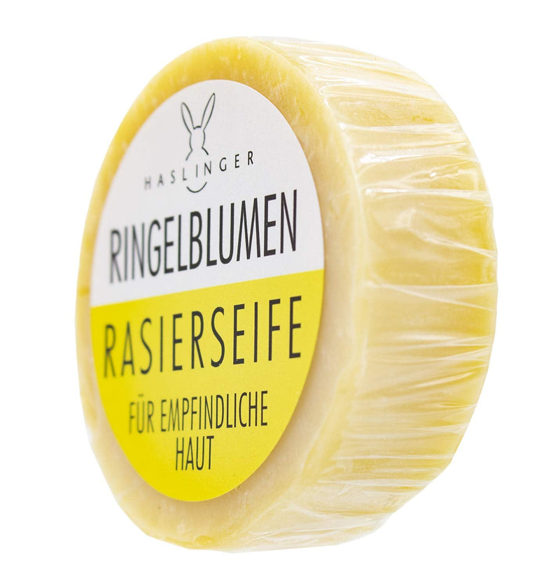 HASLINGER marigold shaving soap, 60 g - NewNest Australia