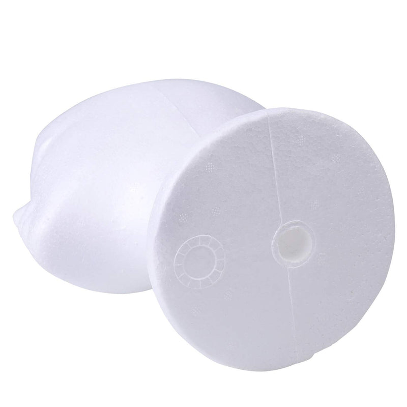 Foraineam 3 Pieces Female Styrofoam Mannequin Head Cosmetics Model Head Wig Display Foam Mannequin Glasses Hat Hairpieces Stand - NewNest Australia