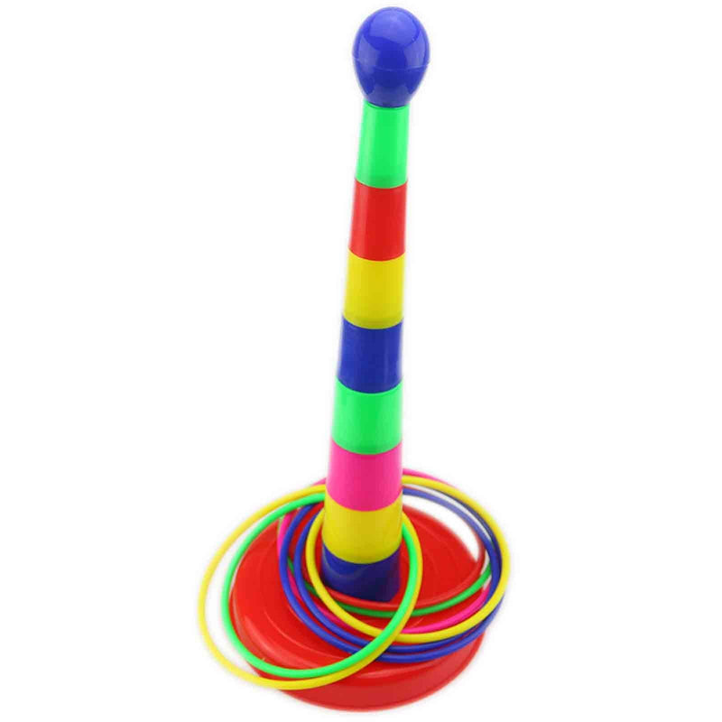 Ogrmar 18" Colorful Plastic Sport Ring Toss Game Set for Kids - NewNest Australia