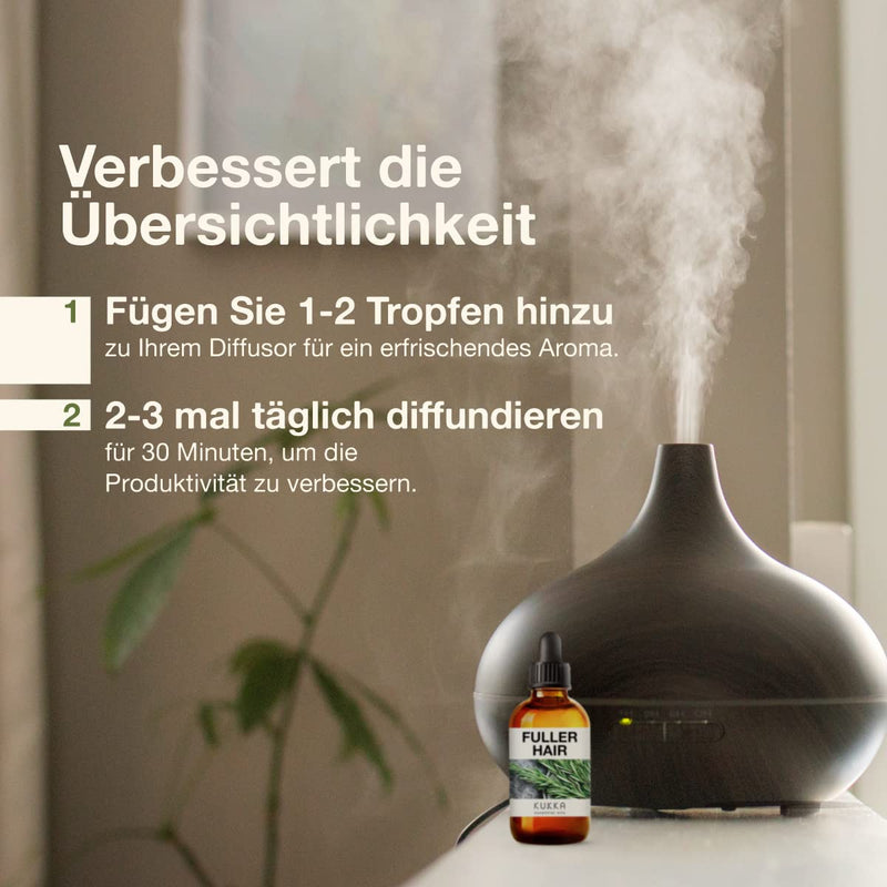 Kukka Rosemary Oil For Hair Growth (118Ml) - 100% Natural Pure Undiluted Rosemary Essential Oil Hair For Skin, Diffuser, Dry Scalp And Aromatherapy - Rosemary Hair Oil For Hair Loss - NewNest Australia