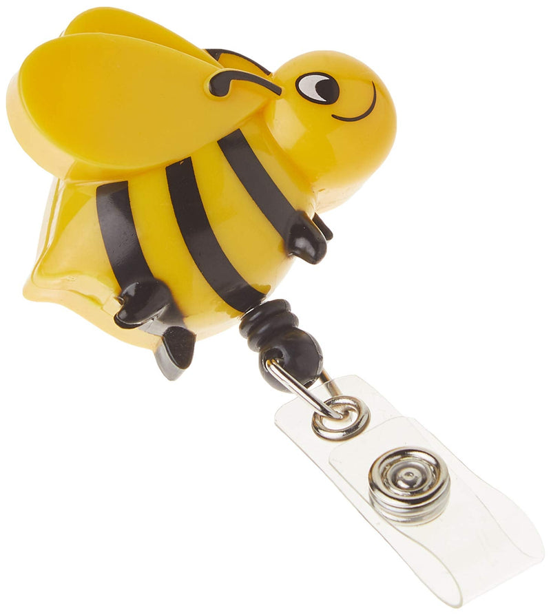 Prestige Medical S14-bee Retractable Badge Holder with Bulldog Clip, Bee, 1 Count (Pack of 1) - NewNest Australia