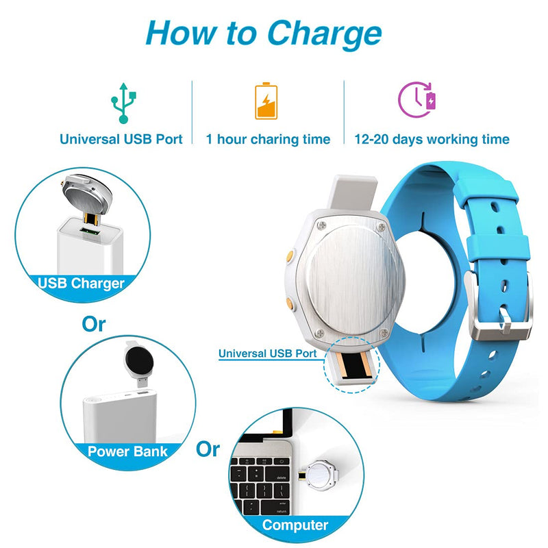 Led Digital Pedometer Watch , Digital Steps Tracker , Non-Bluetooth, Vibrating Alarm Clock, Stopwatch, Great Gift for Children Teens Girls Boys Women Blue - NewNest Australia