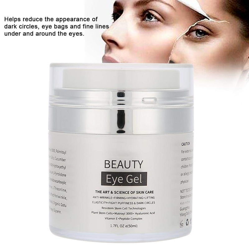 Eye Cream, 50ml Eye Gel Vitamin A + Hyaluronic acid + Vitamin E Cream for Dark Circles Wrinkles - NewNest Australia