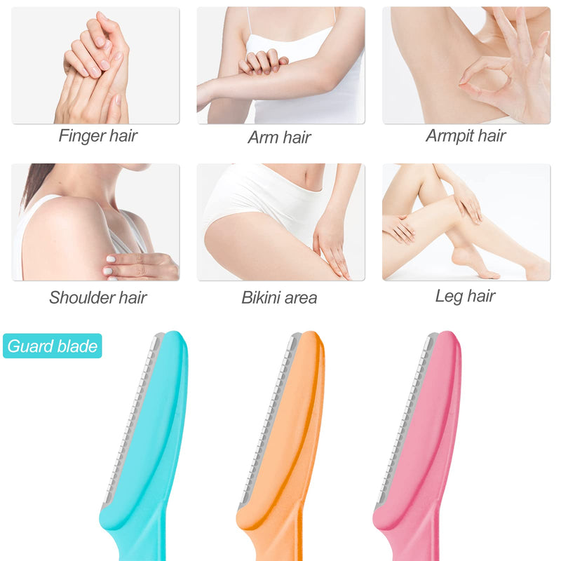 Sularpek Pack of 9 eyebrow razors, eyebrow shapers, facial razors for women, multi-purpose peeling face razors, for facial and body eyebrows for women - NewNest Australia
