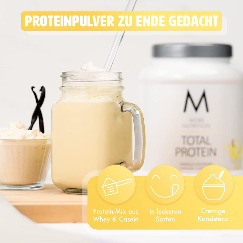 MORE NUTRITION Total Protein - Vanilla Ice Cream - 600g 600g (Pack of 1) - NewNest Australia