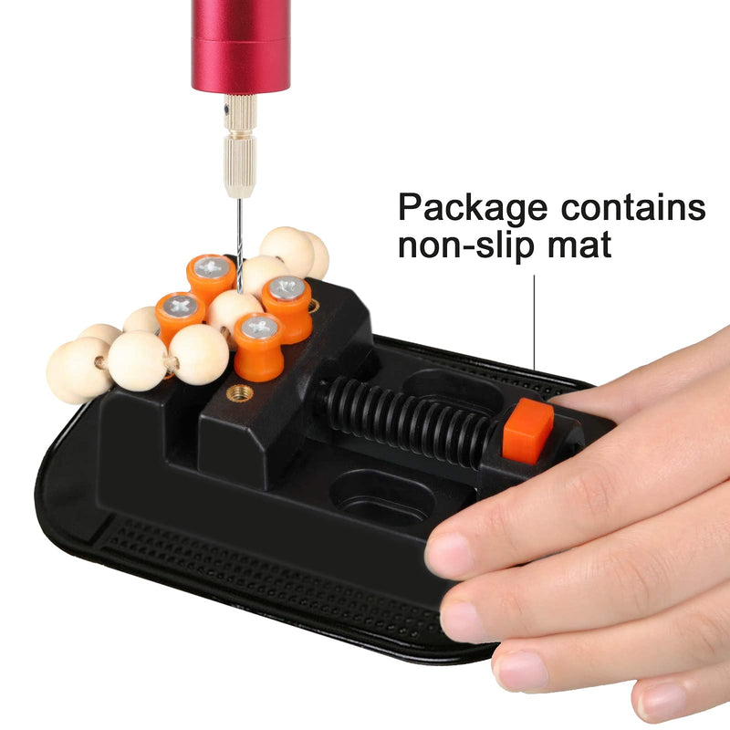 Electric Resin Drill Set,Pin Vise for Resin Molds Jewelry Casting, YASPIT Anti-Skid Drill Press Vise, 210 PCS Keychain making Supplies, Precision Hand Drill Kit for DIY Resin Keychains Jewelry Making - NewNest Australia