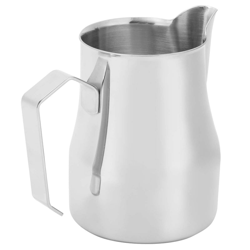 Omabeta Stainless Steel Pointed Mouth Coffee Milk Frothing Cup Coffee Jug Pitcher for Latte Art Cappuccino Barista Milk(large) - NewNest Australia