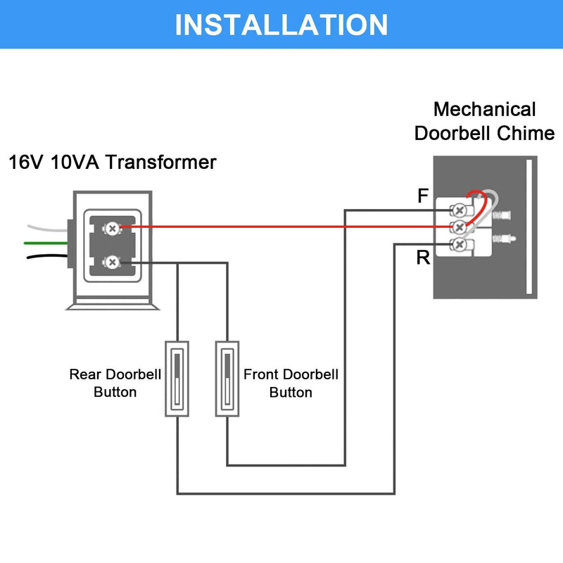 Doorbell Transformer Door Chime 16v 10va - NewNest Australia