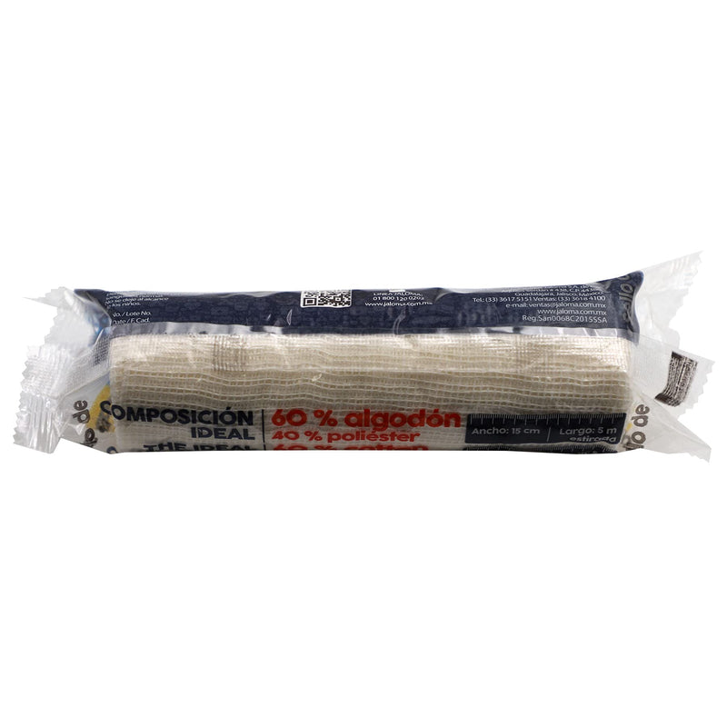 Jaloma Elastic Bandage, Comfortable Stretch Wraps to Support Injured Joints and Sprains, 3-Pack of 5.91", 3 Bandages, White - NewNest Australia
