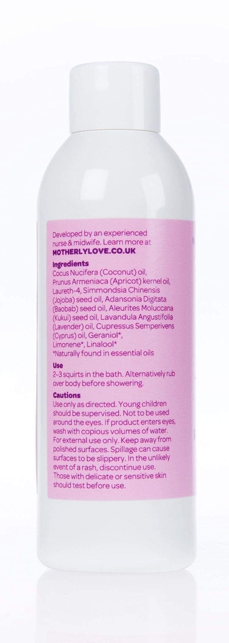 Motherlylove PAMPER MUM Relaxing Bath Oil | Lavender & Cyprus to relax and sooth aches and pains. Helps promote sleep | 100% Natural Omega Rich Oils | Created by an expert midwife, Made in UK (100ml) 100ml - NewNest Australia