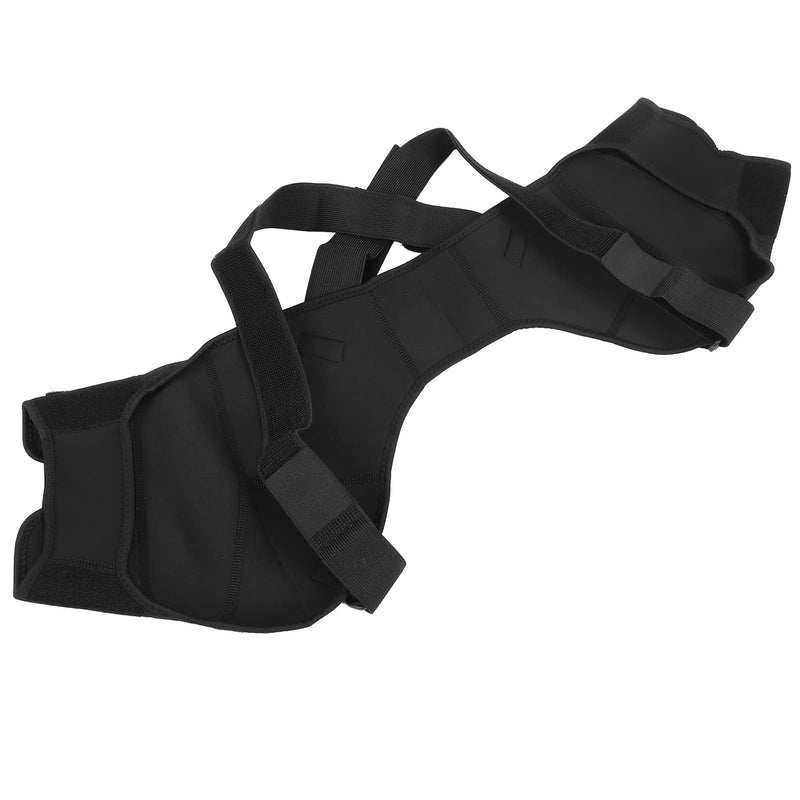 Elastic Shoulder Bandage Shoulder Strap, Double Shoulder Support Shoulder Wrap Protection Shoulder Strap Bandage For Outdoor Hiking Lifting Sports Posture Correction Shoulder Strap Back Stabilizer (M) - NewNest Australia