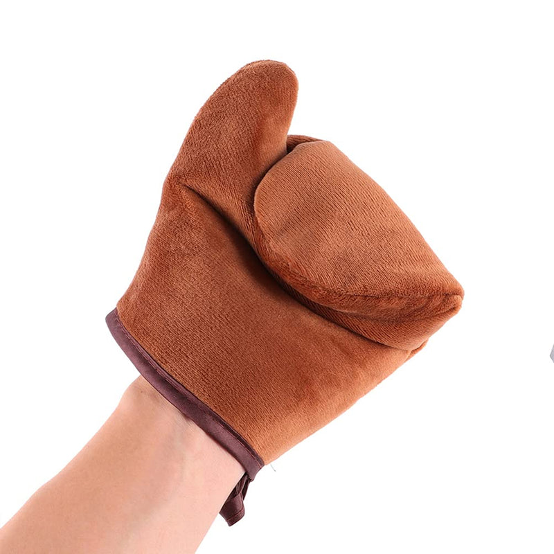 Minkissy 2pcs Self Tanning Mitt Self Tanner Applicator Mitt Sunless Tanning Mitten Self Tanner Gloves With Thumb (Brown) - NewNest Australia