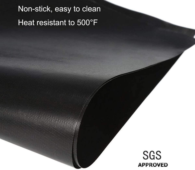 Stove Burner Covers - Gas Stove Protectors Black 0.2mm Double Thickness, Reusable, Non-Stick, Fast Clean Liners for Kitchen/Cooking. Size 10.6" x 10.6" BPA Free(8 Packs) - NewNest Australia