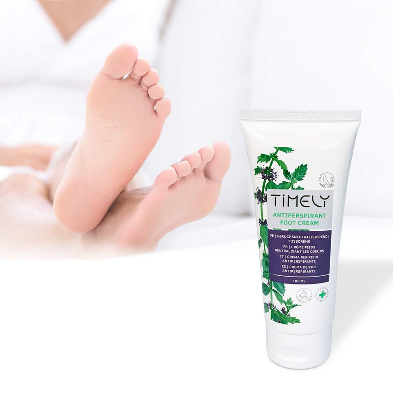 Timely Antiperspirant and Cooling Foot Cream, 100 ml - NewNest Australia