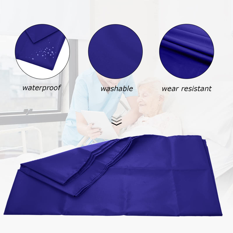 LOSCHEN] Tubular Slide Sheet for Patient Transfer, Sliding Draw Sheets to Assist Moving Elderly for Cars, Vehicles, Wheelchairs and Bed Transfers (60x40cm, Navy Blue - NewNest Australia