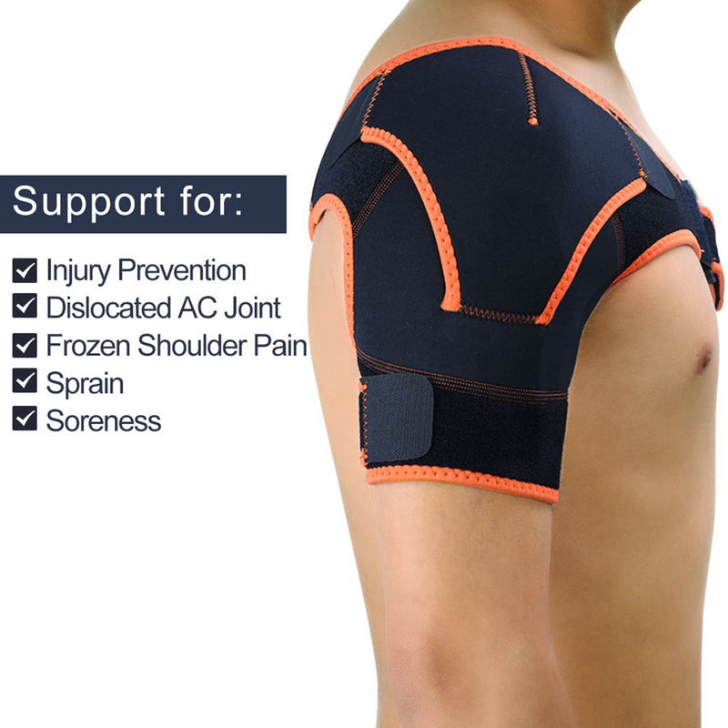 Shoulder Brace For Men And Women, Adjustable Shoulder Brace, Shoulder Support For Protection, Bandage Shoulder Right Left Compression Adjustable Shoulder Protection Shoulder Strap - NewNest Australia