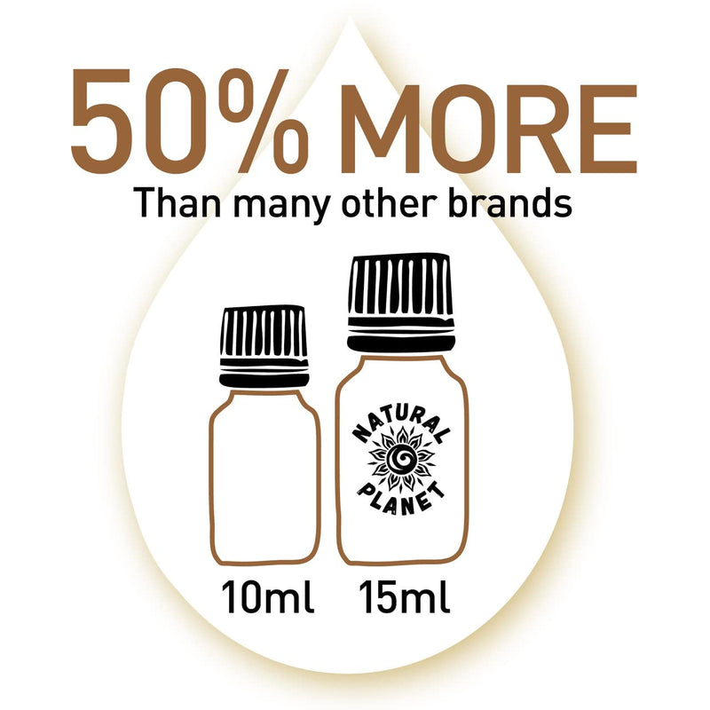 Natural Planet Australian Tea Tree Essential Oil 15ML Size Natural 100% Pure & Undiluted Skin, Therapeutic Grade, Hair, Face & Nails Therapeutic Cruelty Free - NewNest Australia