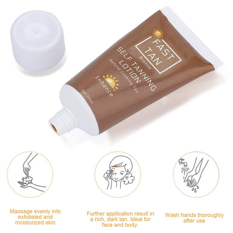 Tanning Cream, Face and Body Tanning Gel, Self Tanning Lotion, Natural Bronzer Sunscreen Tan, for Outdoor and Indoor Tanning - NewNest Australia