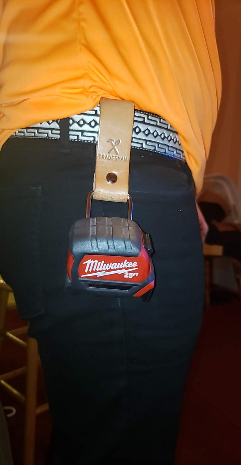 Tape Measure Holder Leather Belt Clip Drill Impact Tool Holster - NewNest Australia