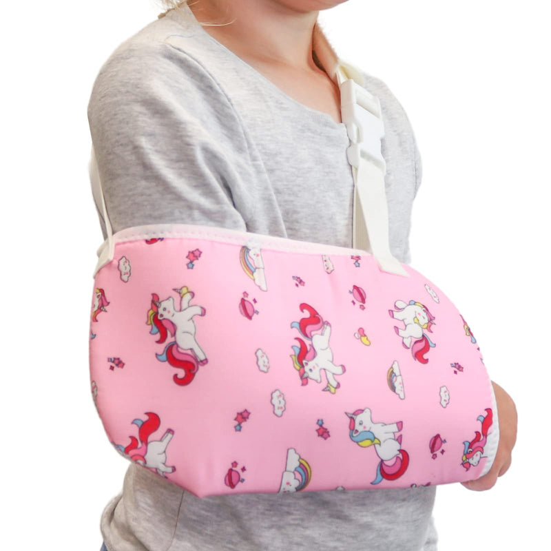 Solace Bracing Children's Padded Sling (8 Fun Designs) - British Made & NHS Supplied Kids Sling - #1 Arm, Collarbone, Wrist, Shoulder & Elbow Support for Fractures & Injuries - Unicorn - NewNest Australia