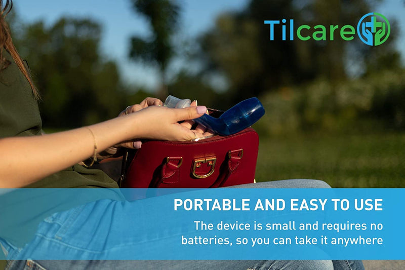 Tilcare Handheld Breathing Trainers & Mucus Removal Device - Improves Lung Capacity & Respiratory Health - for COPD, Asthma, Bronchitis, Cystic Fibrosis or Smokers Relief - NewNest Australia