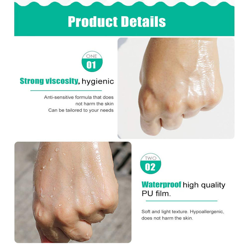wordmouk Waterproof Transparent Film Roll Adhesive Tape Medical Wound Dressing Fixer Plaster Stretch Fixation Tape Tattoo Aftercare Bandage Anti-Allergic self-Paste (10cmX10m) - NewNest Australia