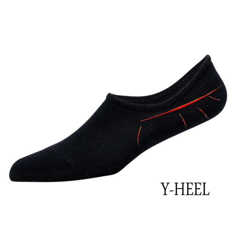 Jormatt Mens Cotton Low Cut No Show Socks With Non-Slip Grips, 6 Pairs 8 Pairs Black,6 Pairs 6-10 - NewNest Australia