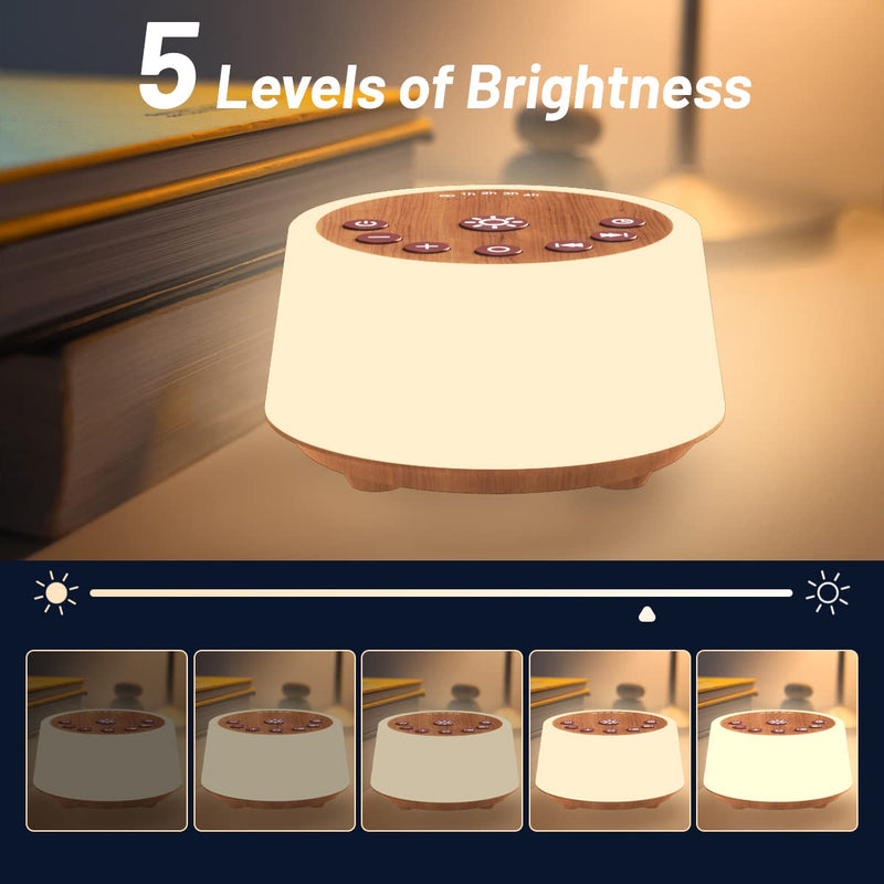 Color Noise Sound Machines with 10 Colors Night Light 25 Soothing Sounds and Sleep White Noise Machine 32 Volume Levels 3 Adjustable Brightness 5 Timers and Memory Function for Everyone - NewNest Australia