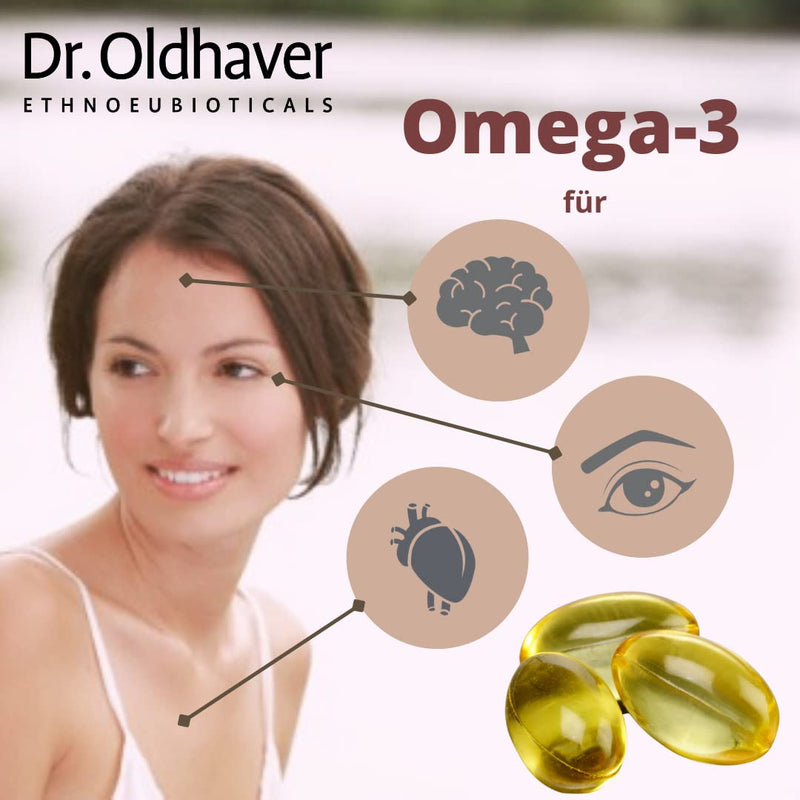 Dr. Oldhaver Krill Oil (60 Capsules) | Omega-3 from krill oil in high doses | Gluten-free, lactose-free, dye-free - top quality - NewNest Australia