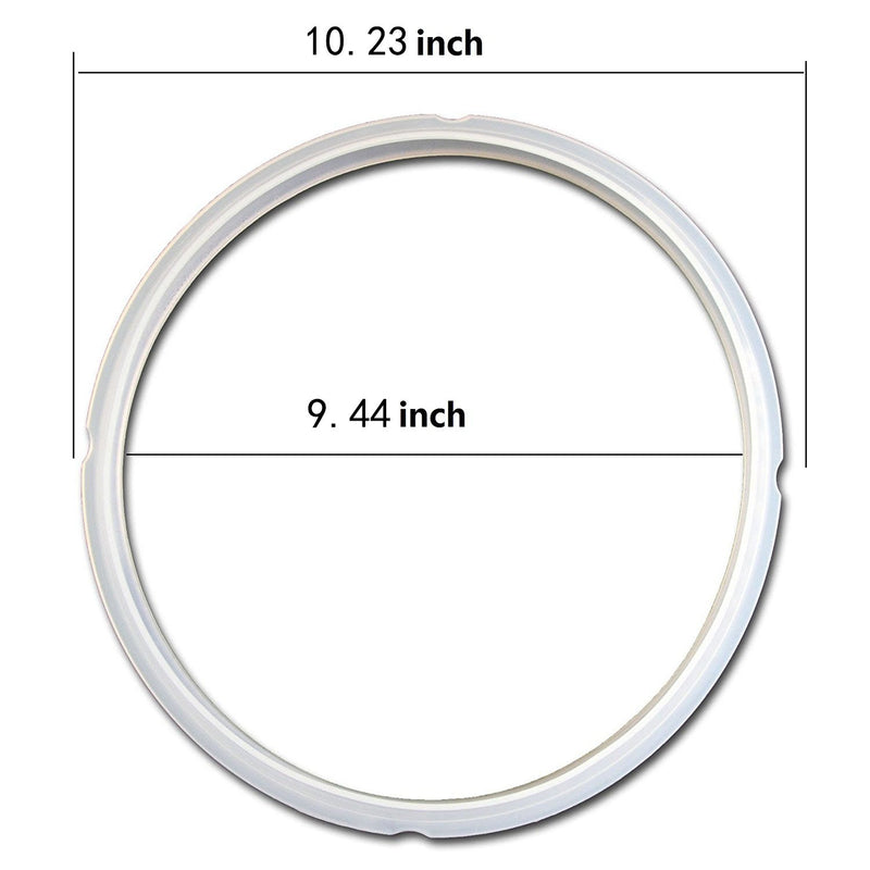 T&B 8 Quart Pressure Cooker Silicone Sealing Ring Rubber Gasket Set Universal Replacement Floater and Sealer For Power Pressure Cookers Set of 9 1 - NewNest Australia