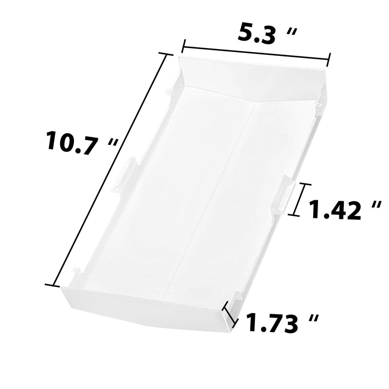 (2-Pack) 89108000 The Exact Replacement | Compatible with Nutone Bathroom Vent Fan Light Lens Cover 763RLN - NewNest Australia