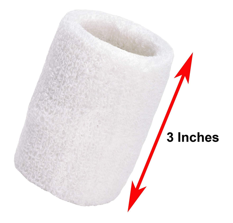 Unique Sports Multi Color Pack Sports Wristbands for Basketball Leagues, 5 pair of Wristbands per pack - NewNest Australia