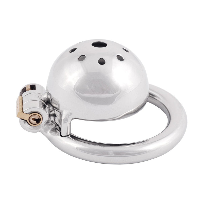 TERNENCE Metal Chastity Device Male Comfortable Virginity Lock Chastity Belt with Small Cage C240 (1.57 inch / 40mm) 1.57 Inch (Pack of 1) - NewNest Australia