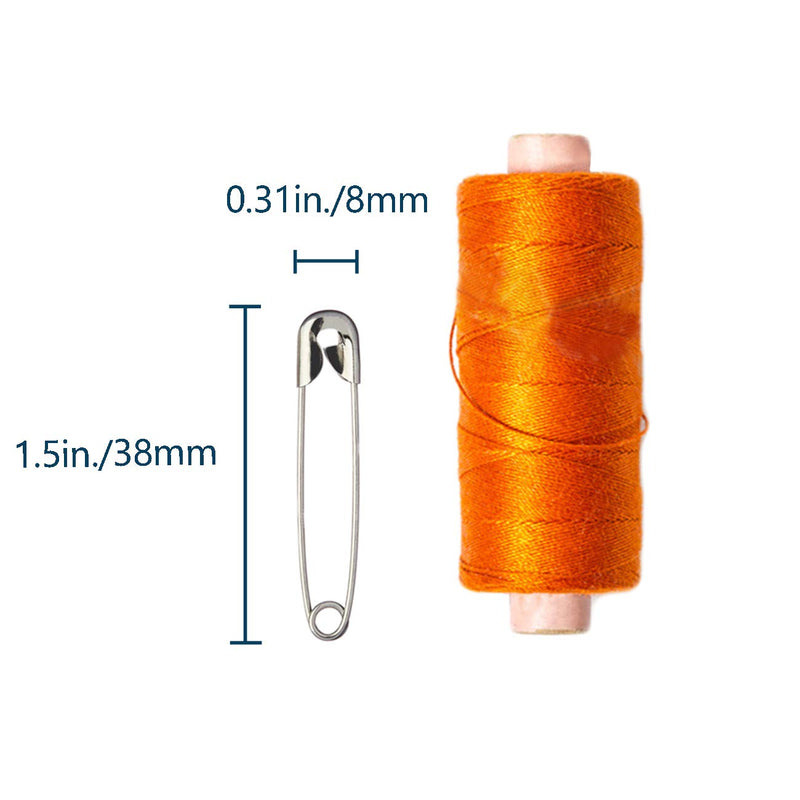 500 PCS Safety Pins 1.5 Inch Safety Pins Bulk for Home Office Use Fabric Fashion Craft Pins First Aid Kit Diaper Pins Size 2 - NewNest Australia
