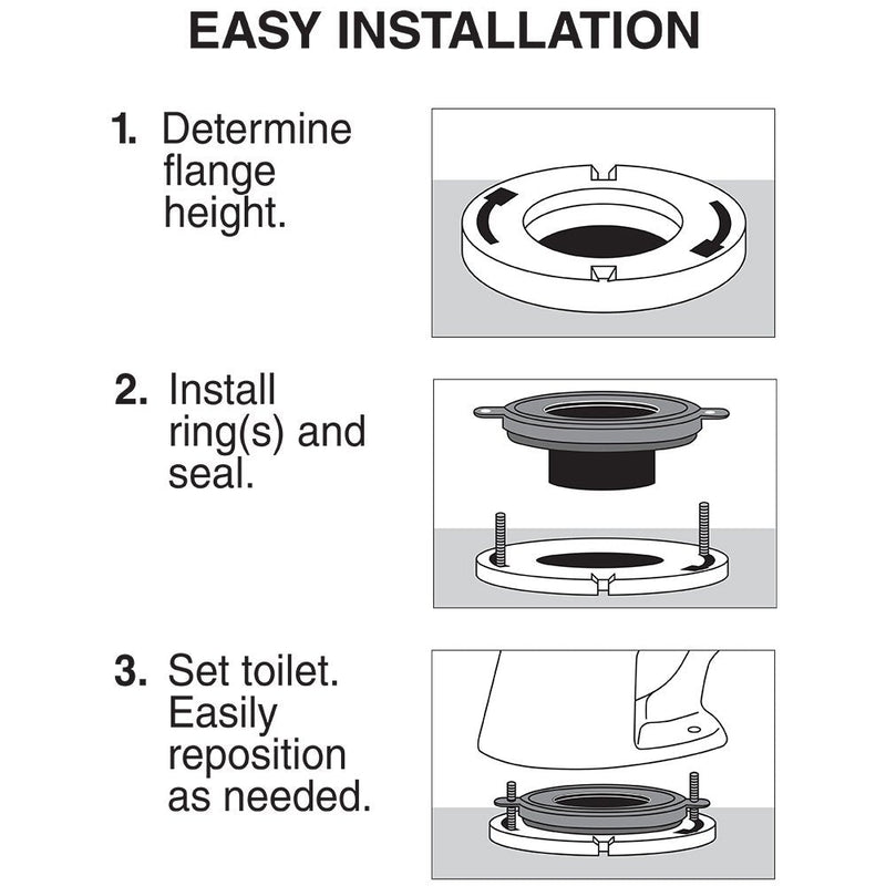Plumb Craft Universal SealTight Waxless Gasket Kit (8 pieces) - NewNest Australia